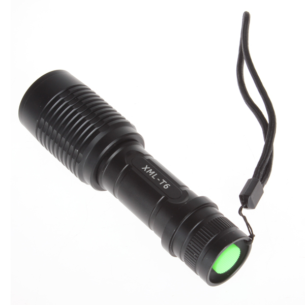 cree xml t6 1600 lumen super bright led flashlight torch 18650 aaa zoom led flash light with 5 modes