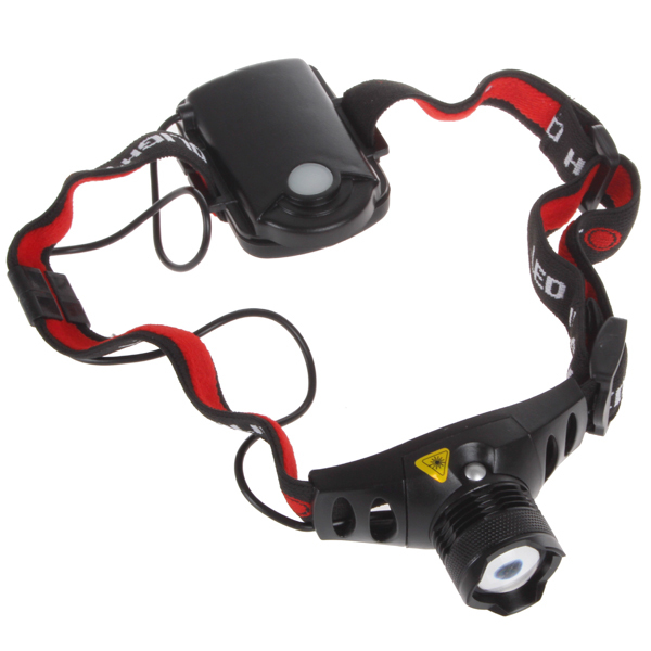 high power 1000 lumen cree xml t6 led zoom headlamp headlight zoomable head light lamp for cycling bicycle with 90 degree swivel