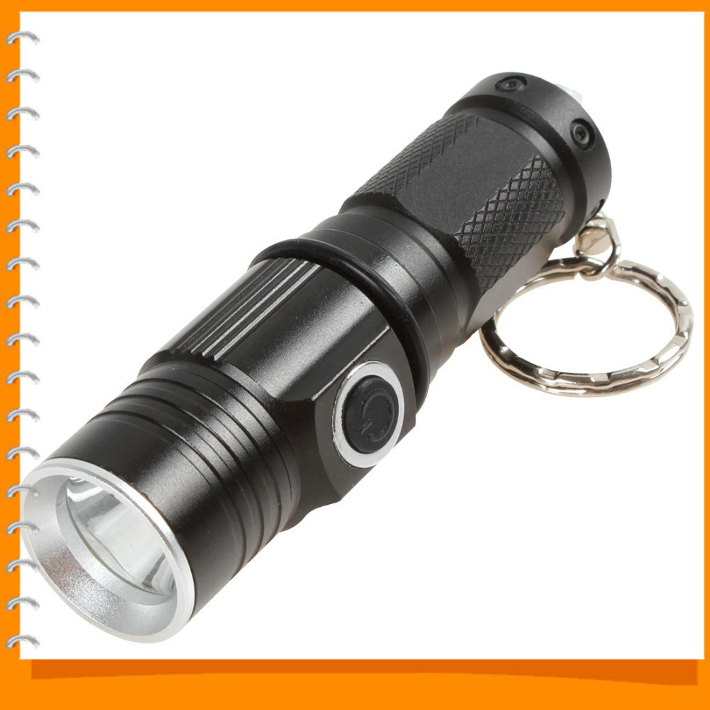 mini led rechargeable flashlight torch 1200lm cree xml t6 led cr123a 16340 small flash light lamp with charging port + keychain mini led rechargeable flashlight torch 1200lm cree xml t6 led cr123a 16340 small flash light lamp with charging port + keychain