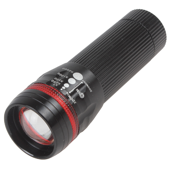 portable mini 3w led torch zoomable led zoom flashlight cree xp-g r5 led pocket flash light lamp with strong weak strobe modes
