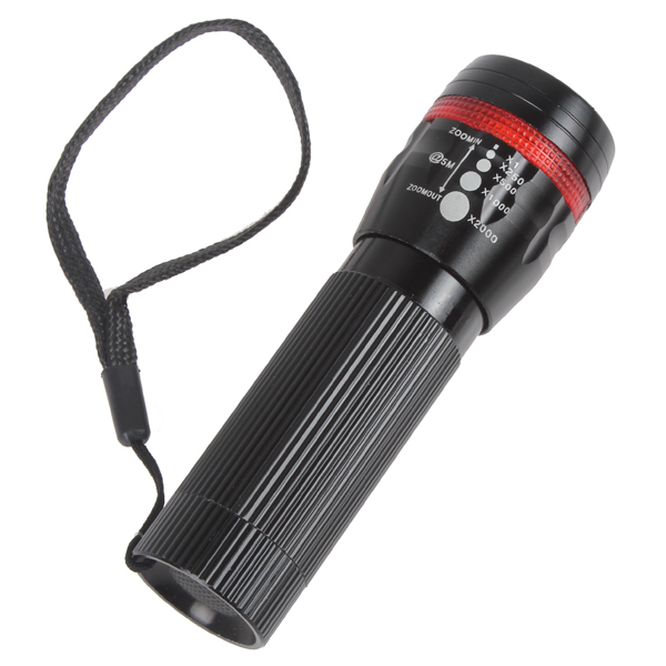 portable mini 3w led torch zoomable led zoom flashlight cree xp-g r5 led pocket flash light lamp with strong weak strobe modes