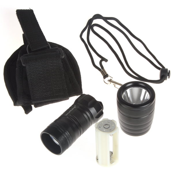 professional 150m underwater cree xml u2 led diving flashlight torch waterproof diver flash light - aircraft grade aluminum