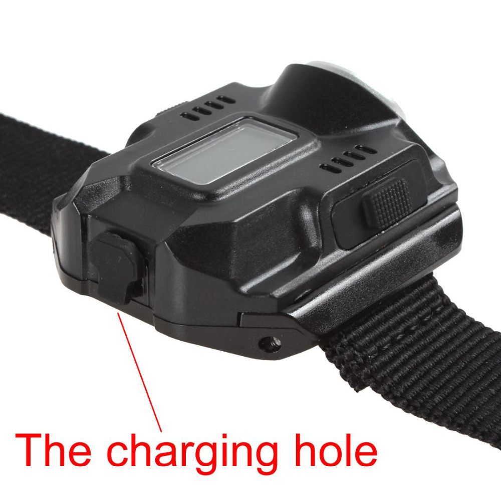 rechargeable wrist watch flashlight r2 led flashlight torch waterproof outdoor led flash light for camping hiking fishing