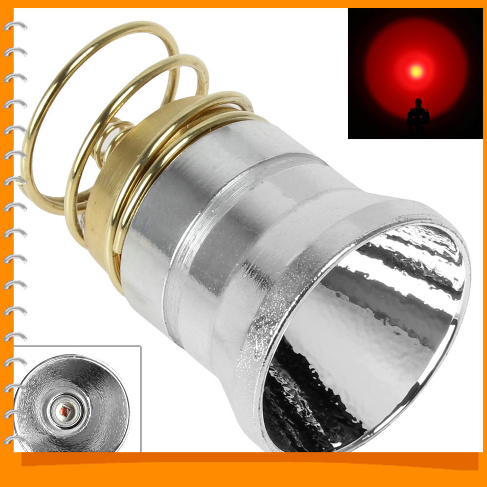 red light one mode 3-18v led flashlight bulb led replacement fash light bulb for 501b / 502b & / 501d / 502d torch bulb