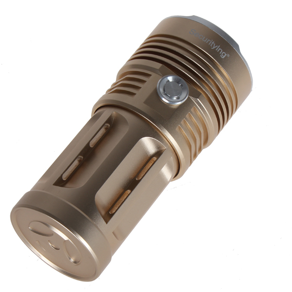 securitying 10000 lumens super bright led flashlight torch aluminum waterproof 7 x cree xml t6 led flash light