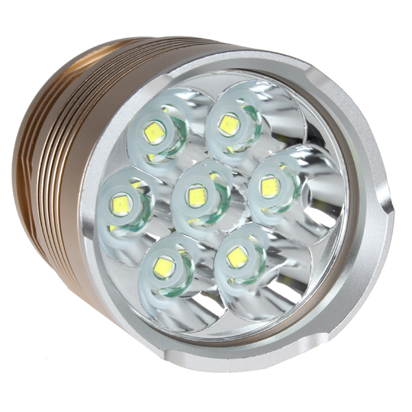 securitying 10000 lumens super bright led flashlight torch aluminum waterproof 7 x cree xml t6 led flash light