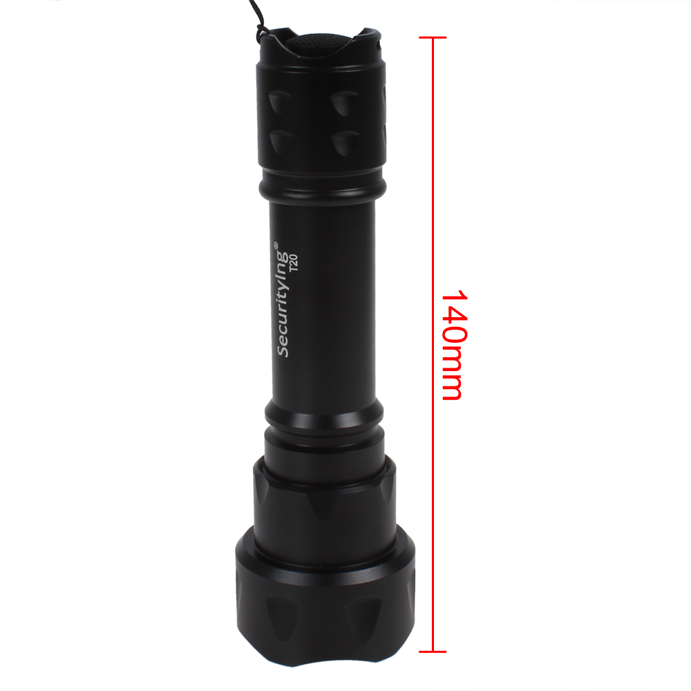 securitying 1200 lumens high power cree xml t6 led flashlight zoomable led zoom flashlight torch flash light 18650