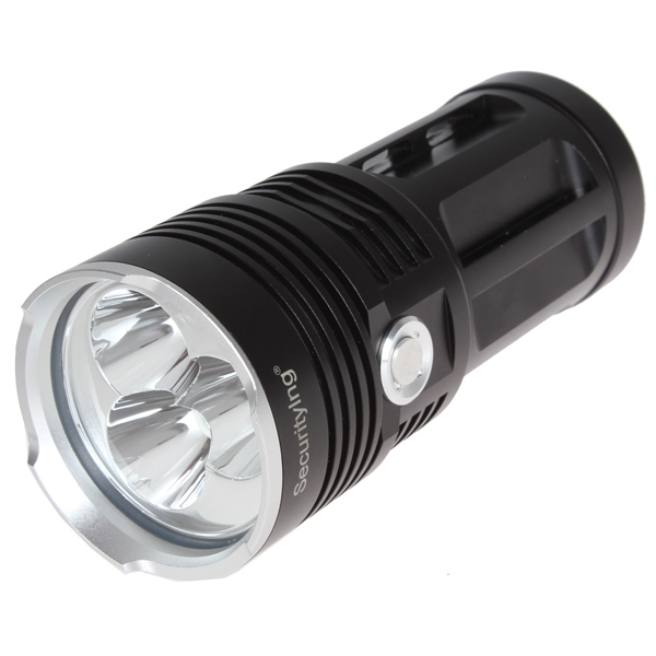 securitying 3600lm 3x cree xm-l2 led flashlight torch 3 modes 18650 led flash light - sturdy & aluminum waterproof