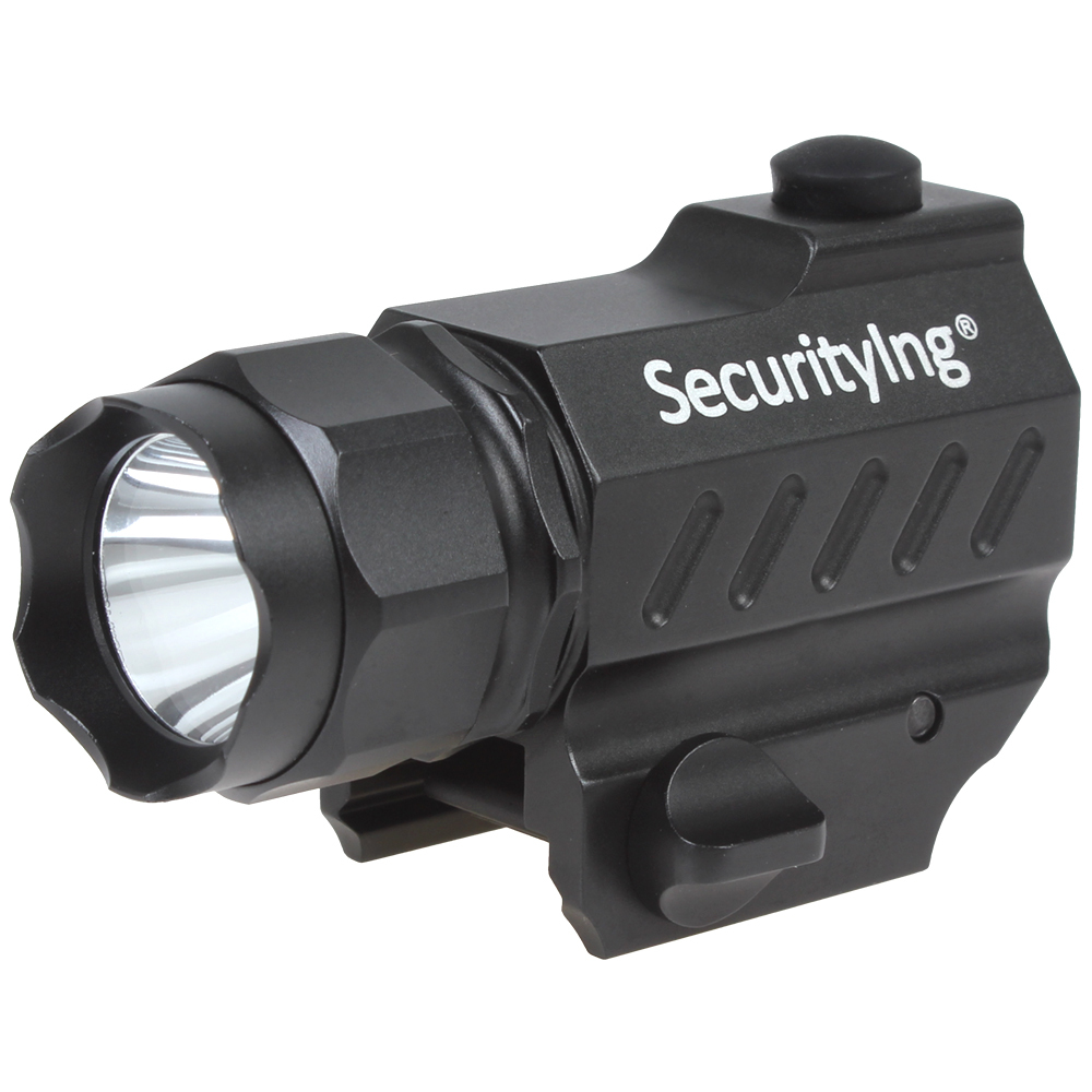 securitying 400lm high power mini cree xp-g r5 led gun flashlight torch tactical flash light with button switch