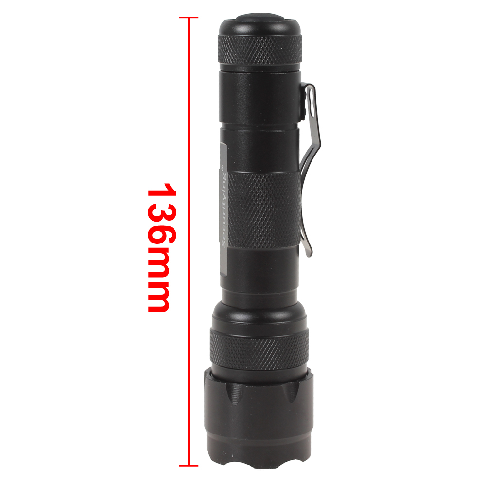 securitying 502b red light led flashlight torch mini 200 lumens infrared night vision cree led flash light