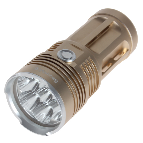 securitying 7000lm super bright 7pcs cree xm-l2 led flashlight torch ipx6 waterproof 18650 outdoor flash light