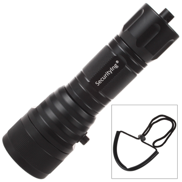 securitying 900lm cree xm-l2 u2 led diving flashlight torch flash light ip68 waterproof underwater 150m for diver