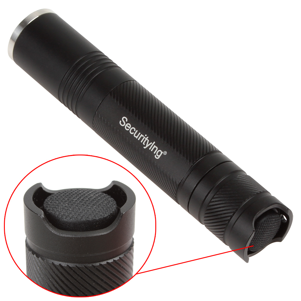 securitying cree xm-l2 u2-1a led tactical flashlight led torch 2000lm 5 modes aluminum portable mini led flash light with rope