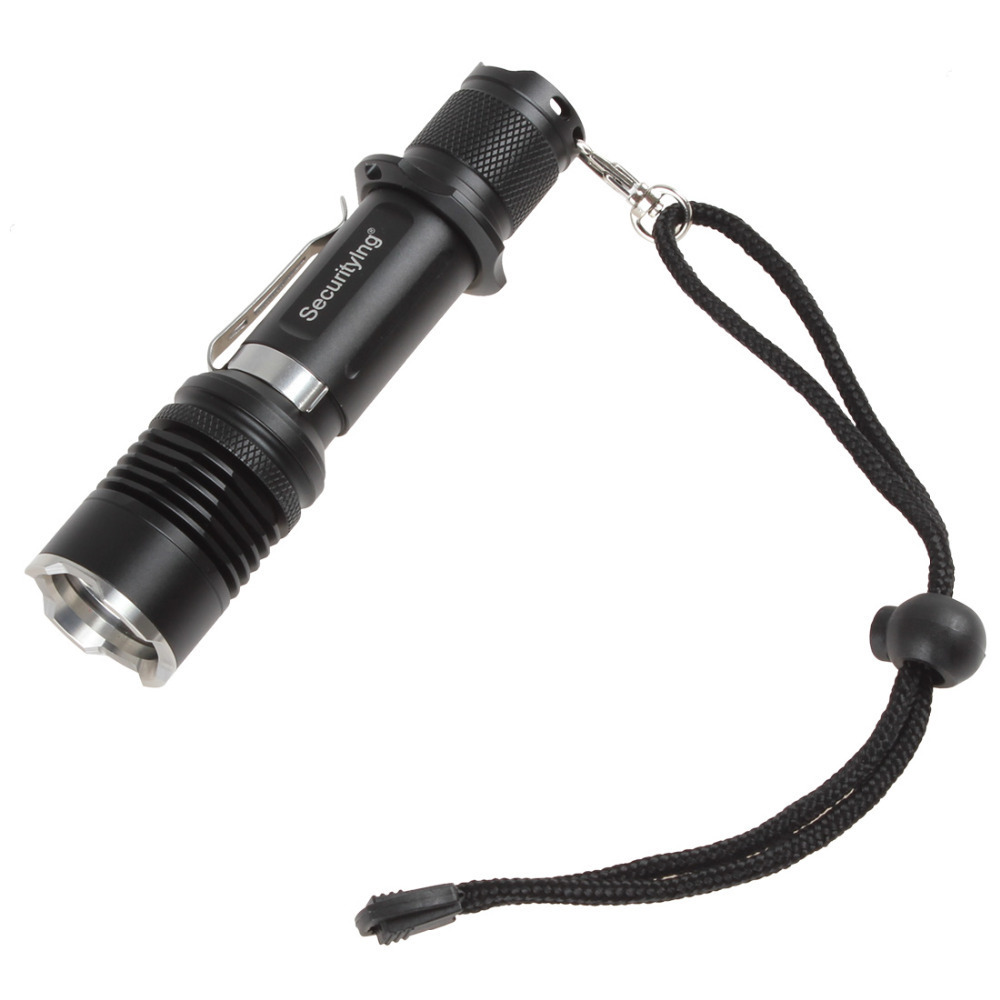 securitying high bright cree xm-l2 u2 led flashlight torch 2000lm 4 modes outdoor tactical flash light set with moonlight mode