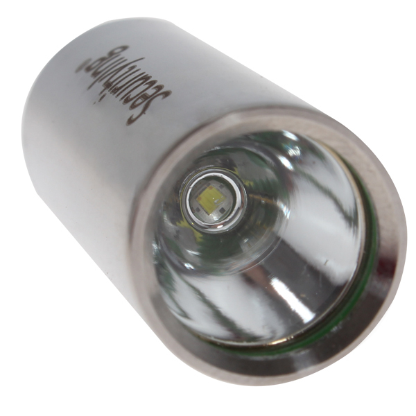 securitying xp-e f23 stainless steel mini pocket steamlight flashlight torch 5 modes aaa flash light