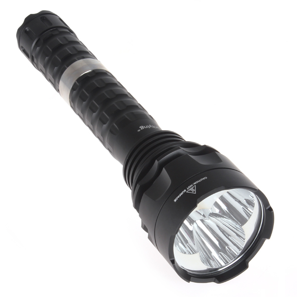 securitylng 4100lm 3 x cree l2 led flashlight torch waterproof ip67 5 modes 32650 / 26650 solid aluminum led flash light