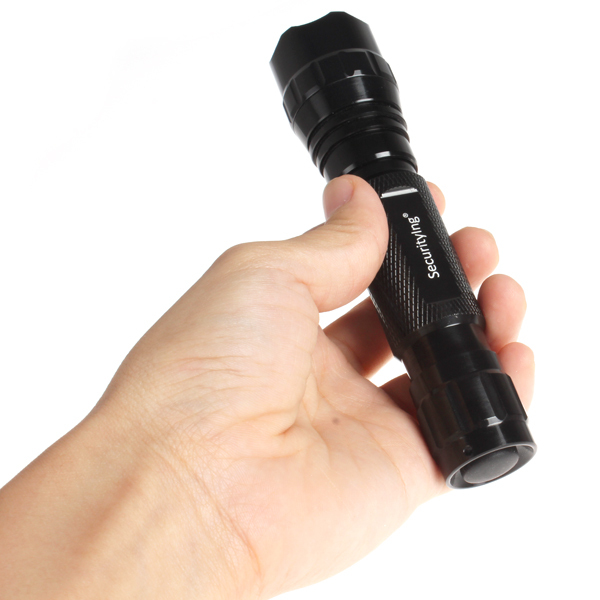 securitylng 501b mini uv detector ultraviolet led flashlight torch 18650 aluminum flash light