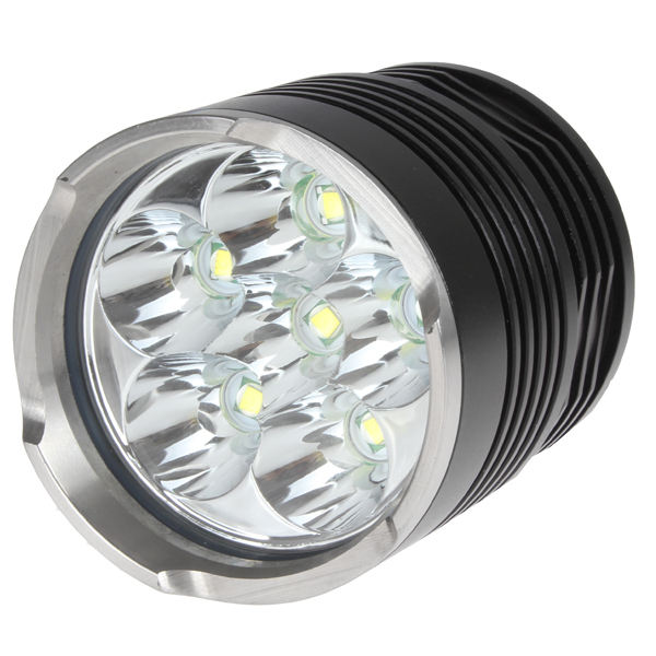 securitylng 6000 lumen super bright 6 x cree xml t6 led waterproof self-defense flashlight torch 6000lm 18650 flash light