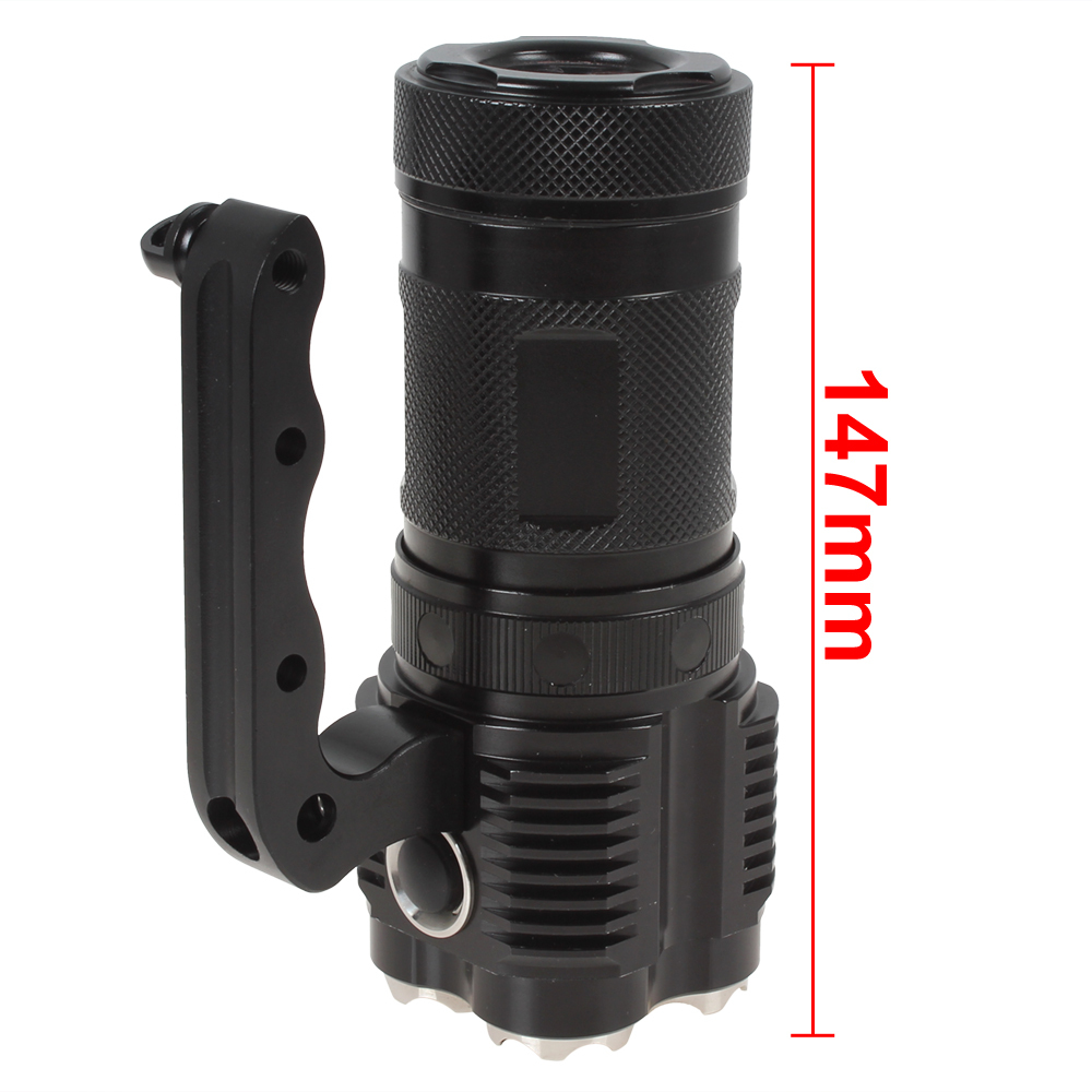 super bright 2400 lumens 4 x cree xml t6 led flashlight torch ipx-8 waterproof aluminum 18650 led flash light lamp dropship