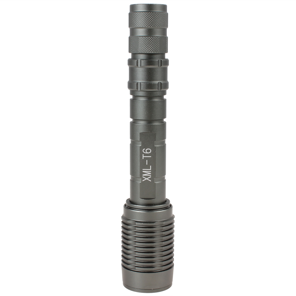 super bright zoomable 1600 lumen cree xml t6 led flashlight torch zoom adjustable focus 18650 led flash light