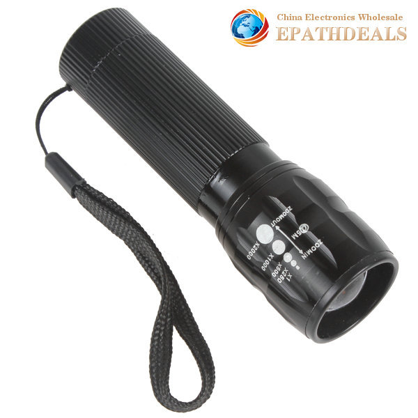 super mini led flashlight torch aaa 3w 240lm aluminum waterproof portable mini pocket led flash light lamp with 3 modes