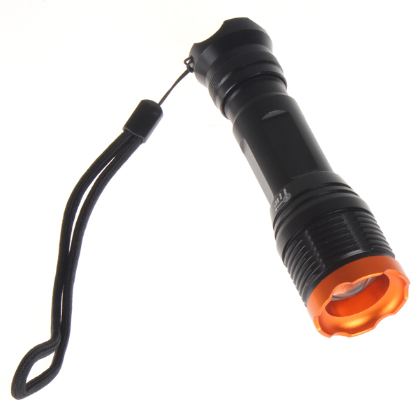waterproof 1600 lumens cree xml t6 led flashlight torch zoomable focus adjustable led flash light lamp