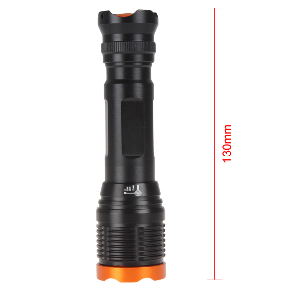 waterproof 1600 lumens cree xml t6 led flashlight torch zoomable focus adjustable led flash light lamp