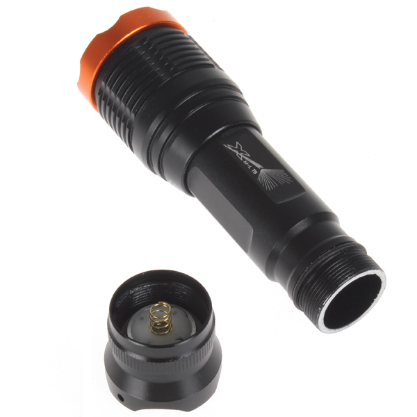 waterproof 1600 lumens cree xml t6 led flashlight torch zoomable focus adjustable led flash light lamp