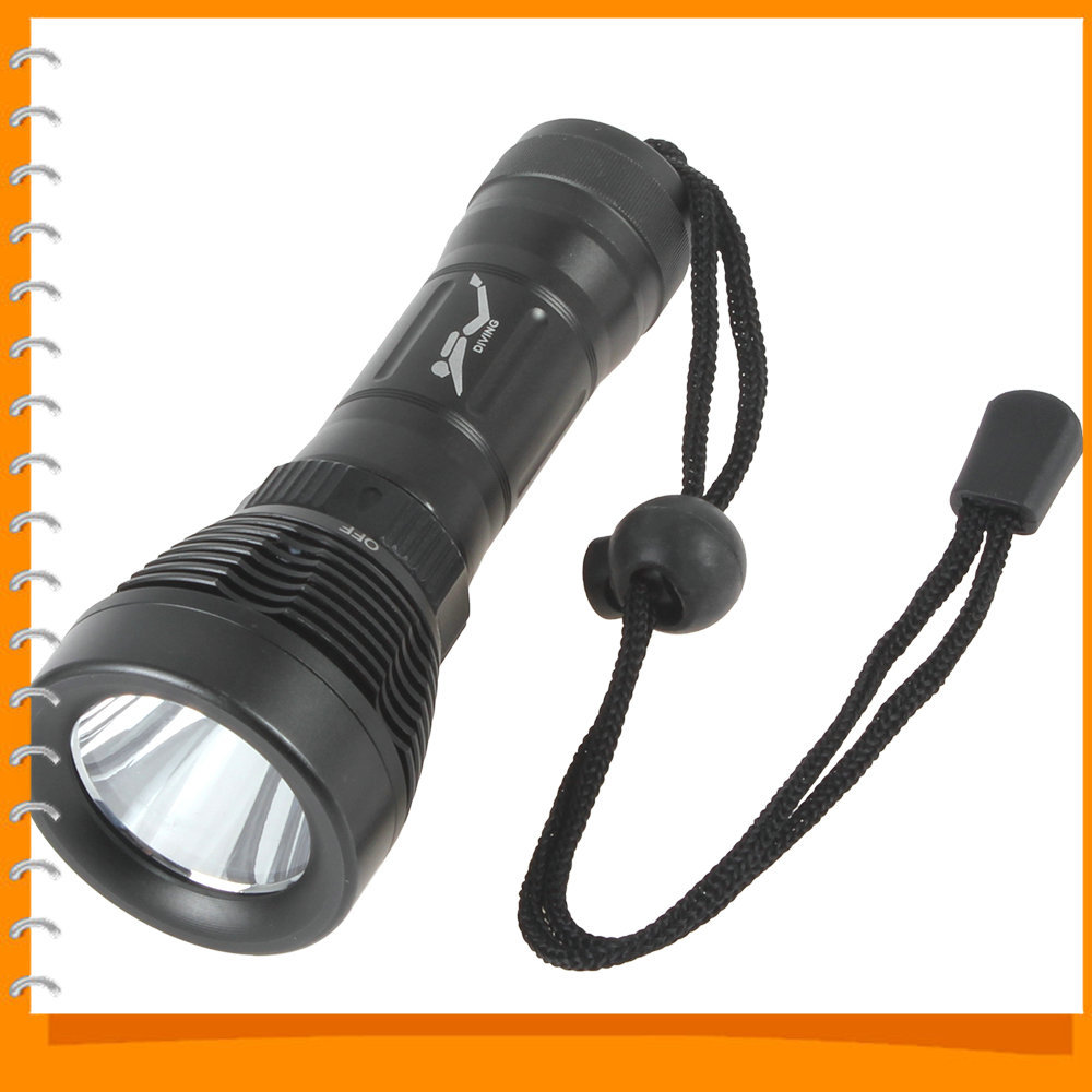 waterproof 2000lm led diving flashlight diving torch waterproof diver underwater 260ft cree xml t6 led flash light with 8 mode waterproof 2000lm led diving flashlight diving torch waterproof diver underwater 260ft cree xml t6 led flash light with 8 mode