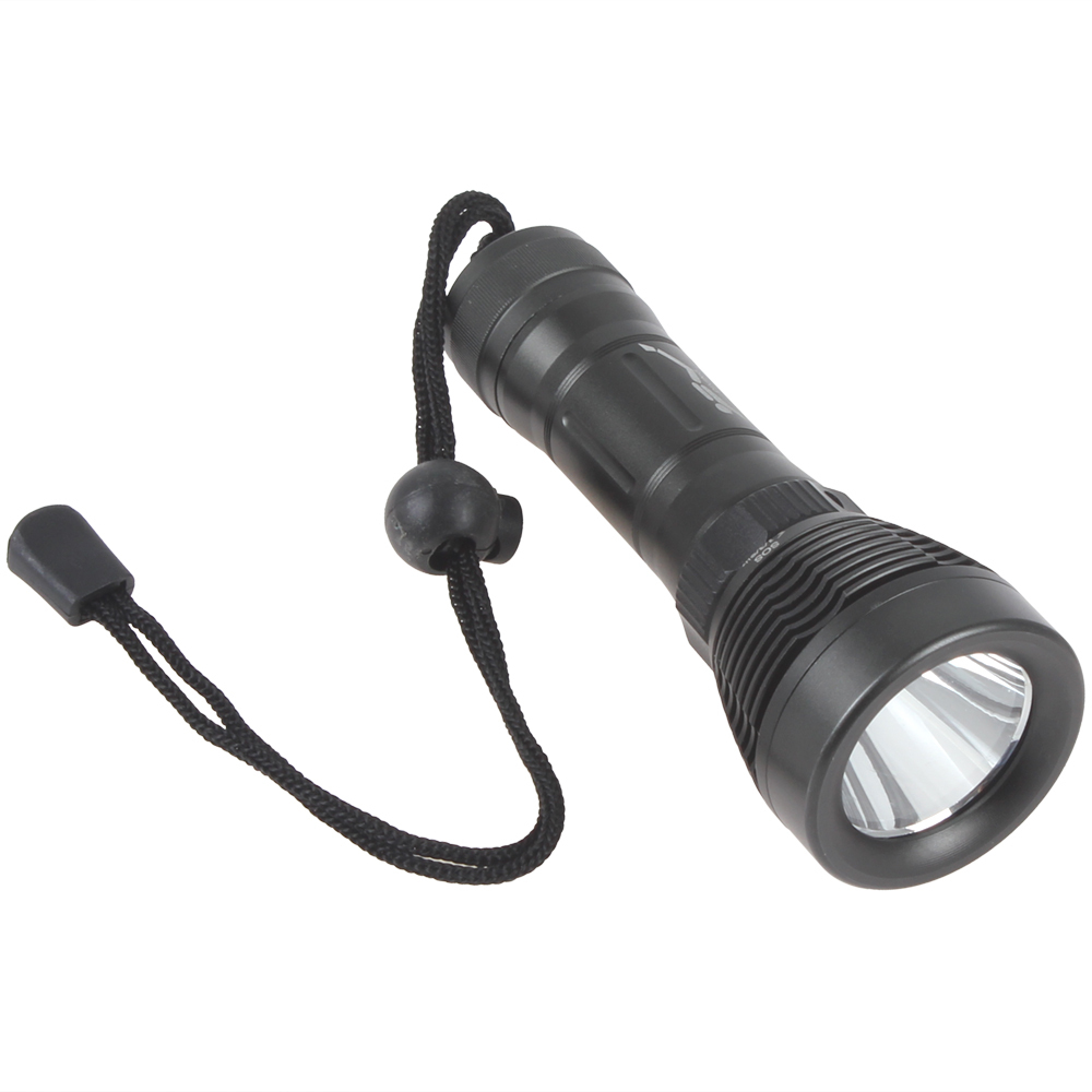 waterproof 2000lm led diving flashlight diving torch waterproof diver underwater 260ft cree xml t6 led flash light with 8 mode