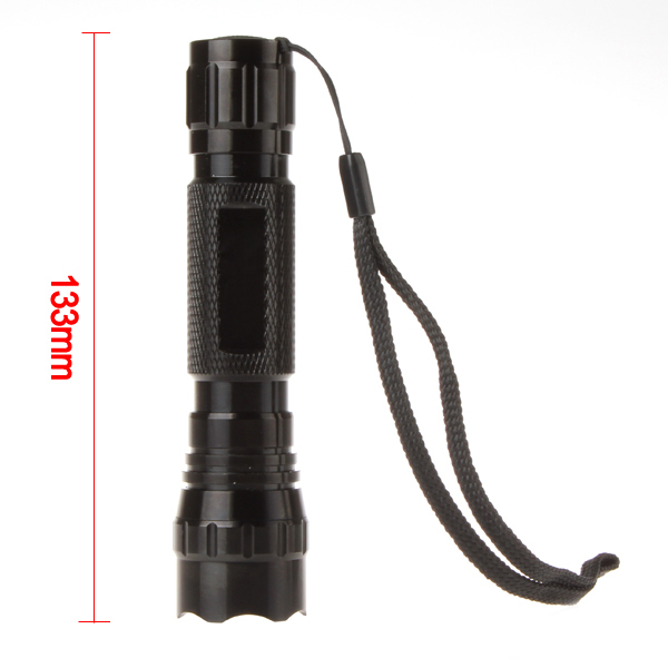 wf 501b 1000lm cree xml t6 led flashlight torch flash light + 2x batteries & battery charger & remote pressure switch
