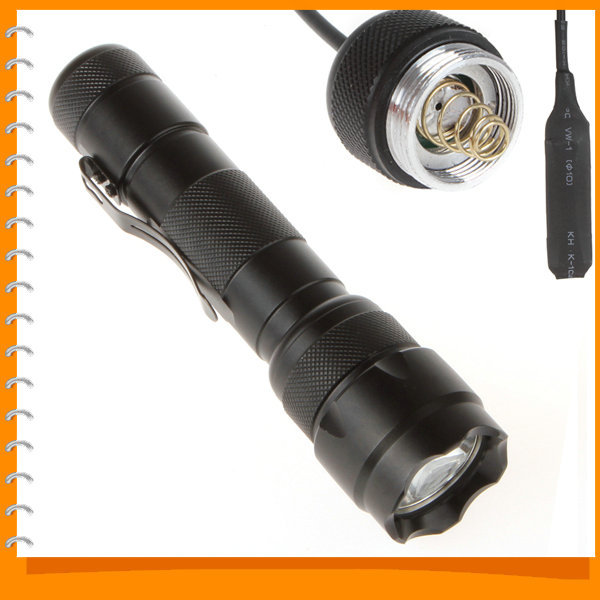 wf-502b 1000 lumen waterproof cree xml t6 led flashlight torch 5 modes flash light + remote pressure switch wf-502b 1000 lumen waterproof cree xml t6 led flashlight torch 5 modes flash light + remote pressure switch