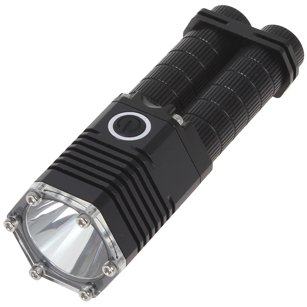 zy-t107 1200 lumens 2 x cree xm-l t6 led flashlight torch led portable flashlight 5 modes aluminum metal led flash light lamp