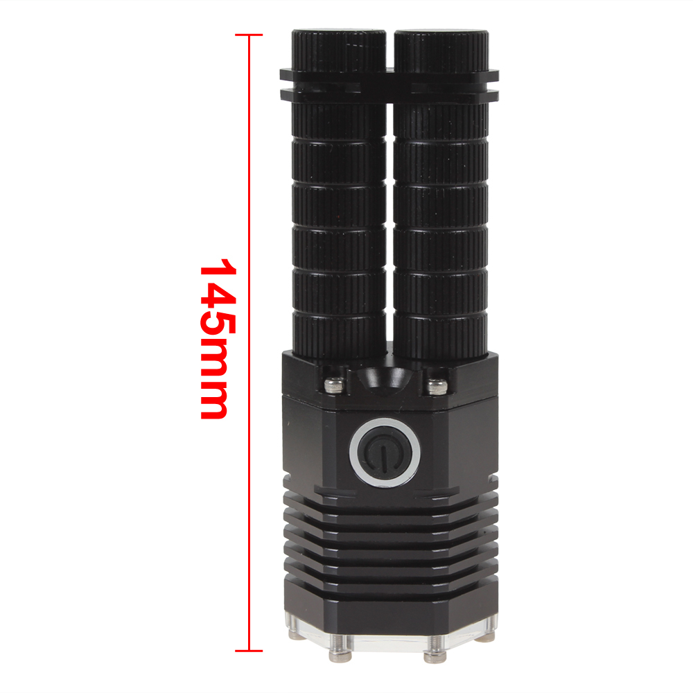 zy-t107 1200 lumens 2 x cree xm-l t6 led flashlight torch led portable flashlight 5 modes aluminum metal led flash light lamp
