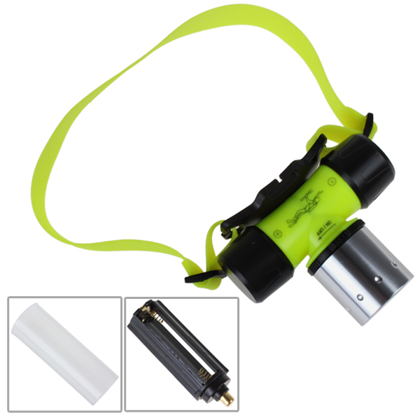 1000lm cree xml t6 led diving headlight headlamp 180 degree rotation 30m underwater waterproof head light lamp diving head torch