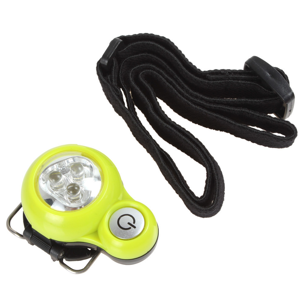 3 high bright led headlight headlamp 3 modes clip mini led head light lamp + adjustable headband + 2 x cr2032 lithium battery
