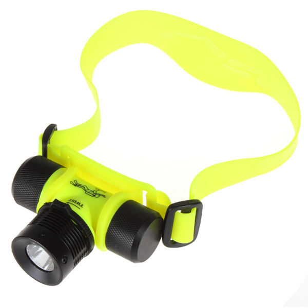 350lm lumen 30m waterproof cree r5 led diving headlamp headlight underwater diving head light lamp for diver