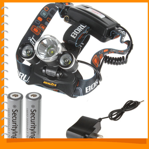 5000 lumen 3 x cree xml t6 led rechargeable headlamp headlight 4 modes led head lamp light with batteries for bicycle cycling 5000 lumen 3 x cree xml t6 led rechargeable headlamp headlight 4 modes led head lamp light with batteries for bicycle cycling