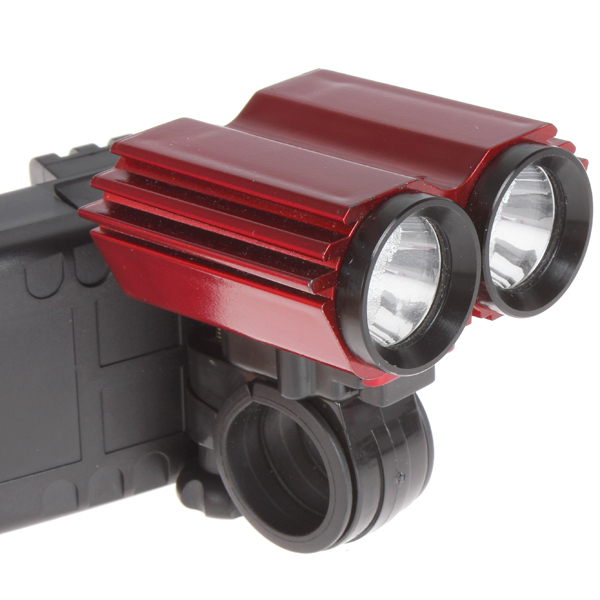 600lm 2x 3w high power cree xpe led rechargeable headlamp headlight + led bike head light bicycle lamp
