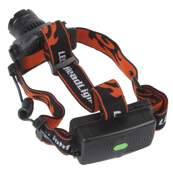 800lm zoom cree xml u2 led headlight headlamp retractable waterproof bicycle head light lamp with 90 degrees adjustable design