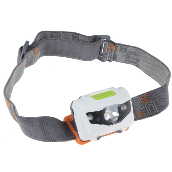 80m distance 110lm 3w led headlight headlamp 4 modes adjustable waterproof led head light lamp with 3 leds (1 white + 2 red)