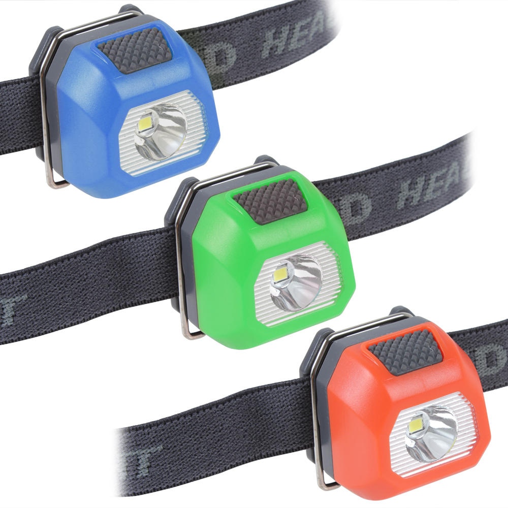 mini cree r3 led headlight headlamp 80m illumination waterproof 150lm led head light lamp ( blue / green / orange )