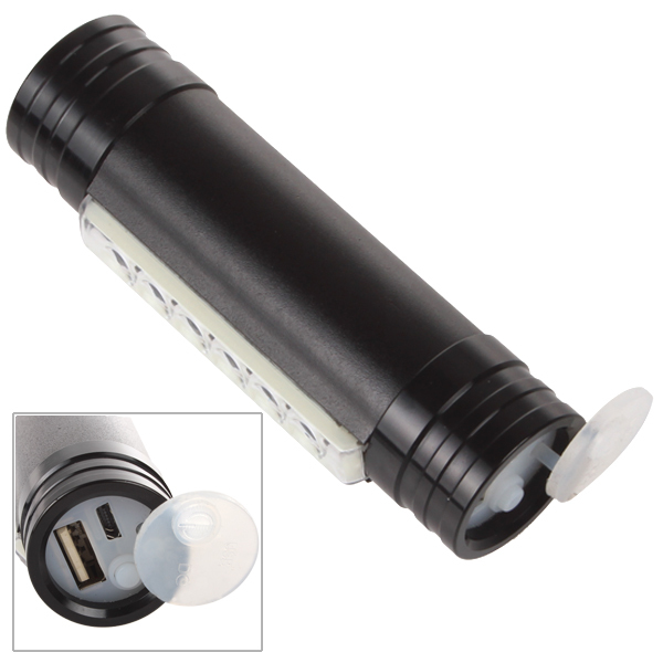multifunction rechargeable 4 in 1 800lm led headlamp headlight + flashlight torch + 2200mah mobile power bank + camping lamp