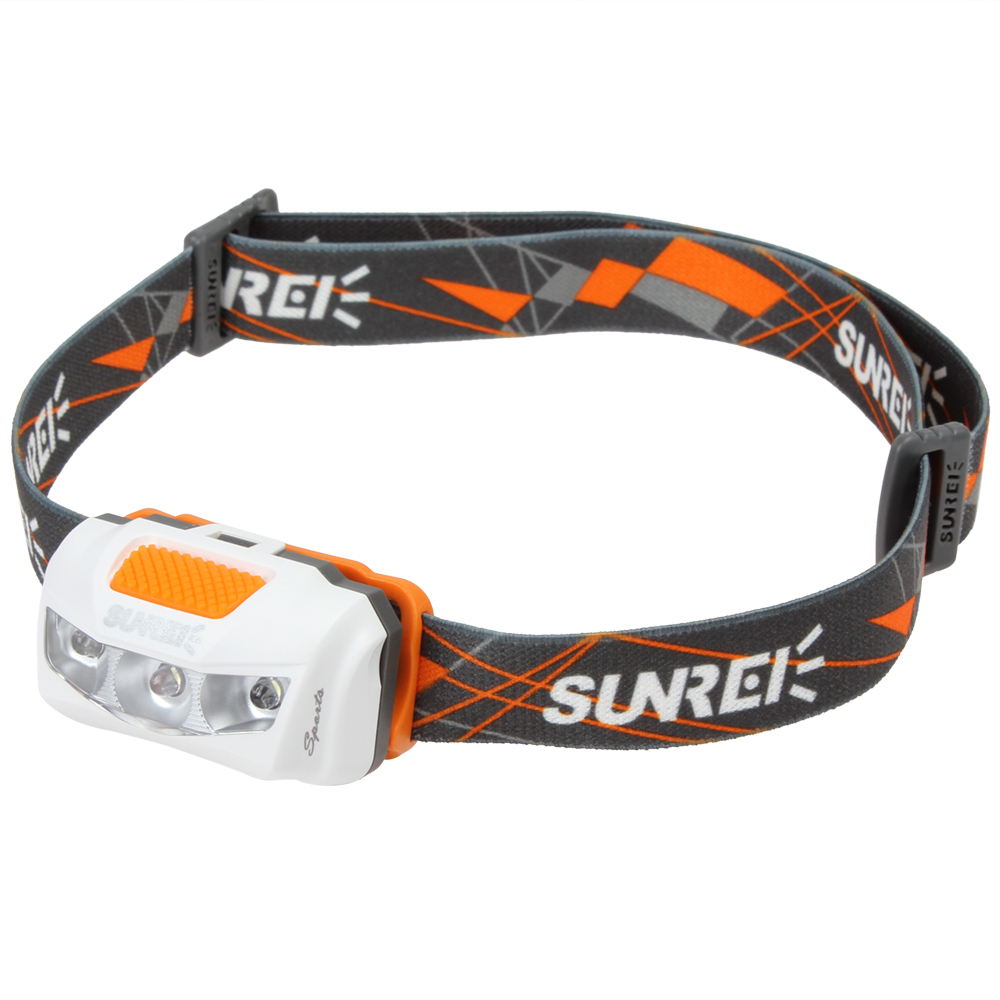 sunree bright sport portable led headlamp headlight ipx6 waterproof led bike head light bicycle lamp with 3 x white nichia leds