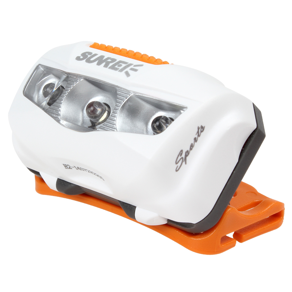 sunree bright sport portable led headlamp headlight ipx6 waterproof led bike head light bicycle lamp with 3 x white nichia leds
