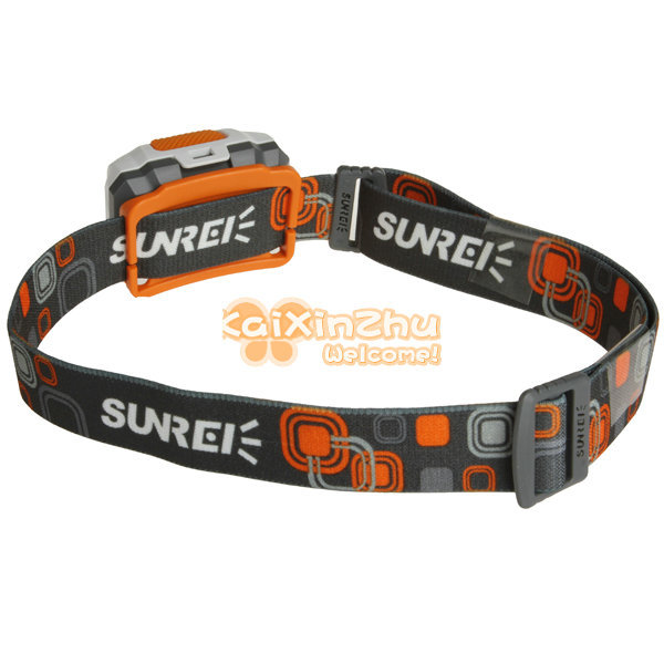 sunree bright waterproof cree led headlamp headlight handy motile led head light lamp for outdoor cycling + aaa battery