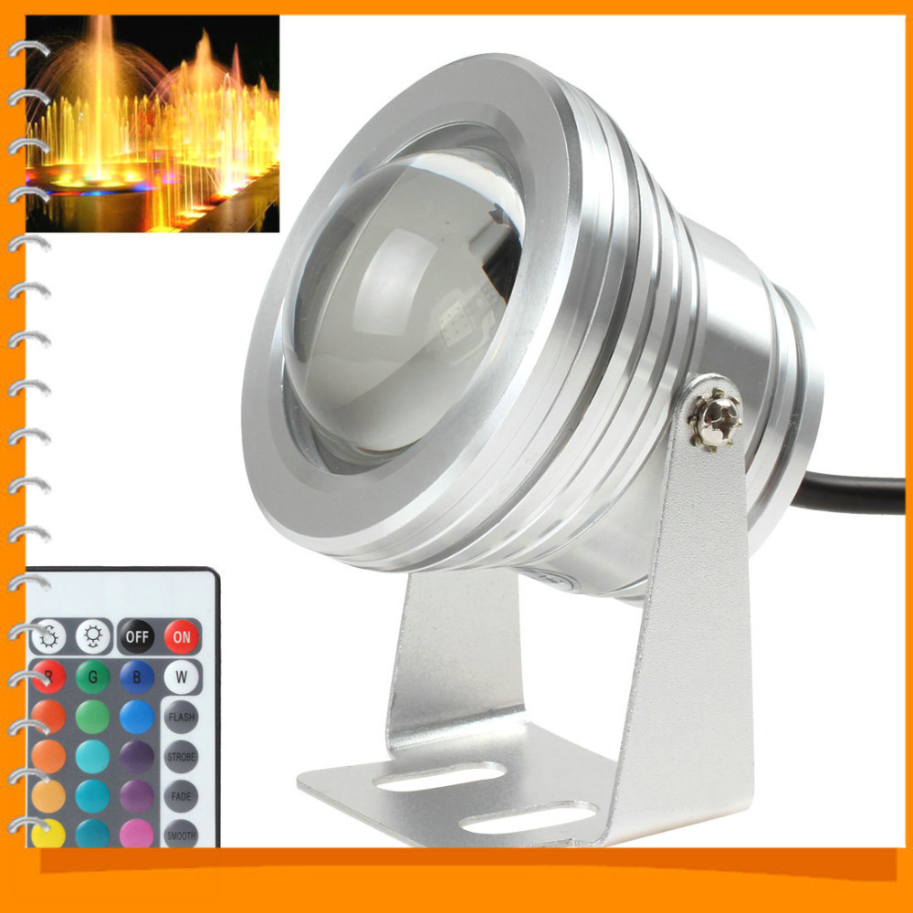 16 colors underwater rgb led fountain light 1000lm 10w ip68 waterproof swimming pool pond fish tank aquarium led lamp + remote 16 colors underwater rgb led fountain light 1000lm 10w ip68 waterproof swimming pool pond fish tank aquarium led lamp + remote