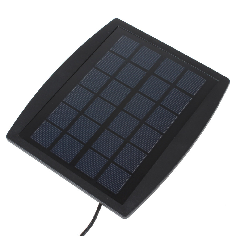 3 x 6 white leds solar powered garden light outdoor waterproof lawn pathway lamp landscape lighting + 1 x solar panel