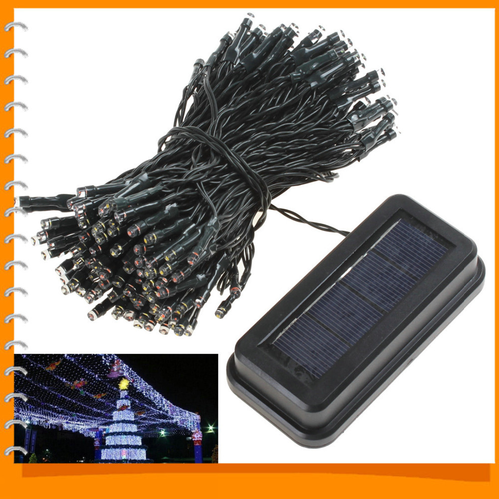 blue green red yellow multicolour solar power 200 led string fairy light lamp for outdoor christmas tree party garden decoration blue green red yellow multicolour solar power 200 led string fairy light lamp for outdoor christmas tree party garden decoration