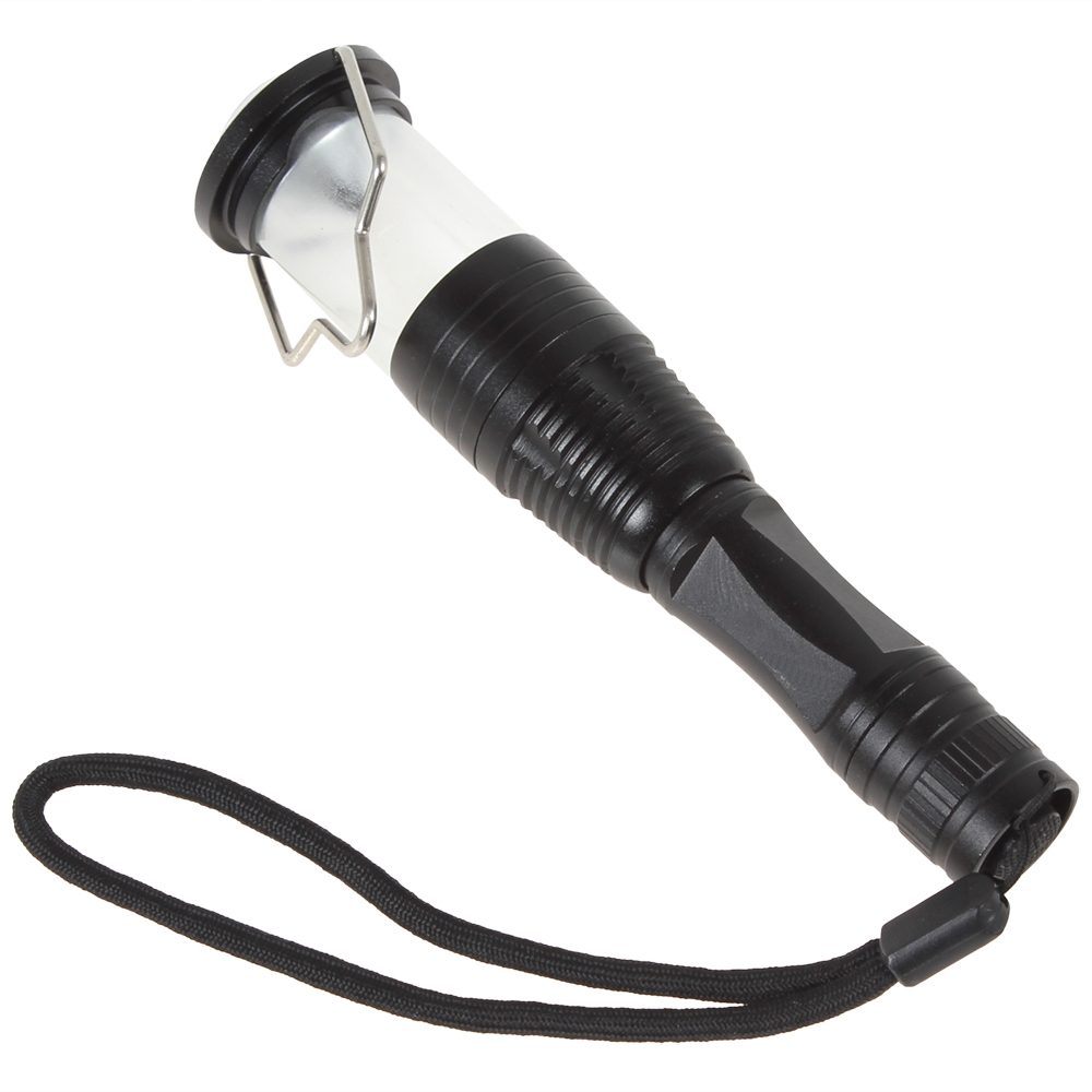 dual-use 500lm mini 3w cree xp-g r5 led flashlight torch + hanging camping flash light outdoor led tent light lantern